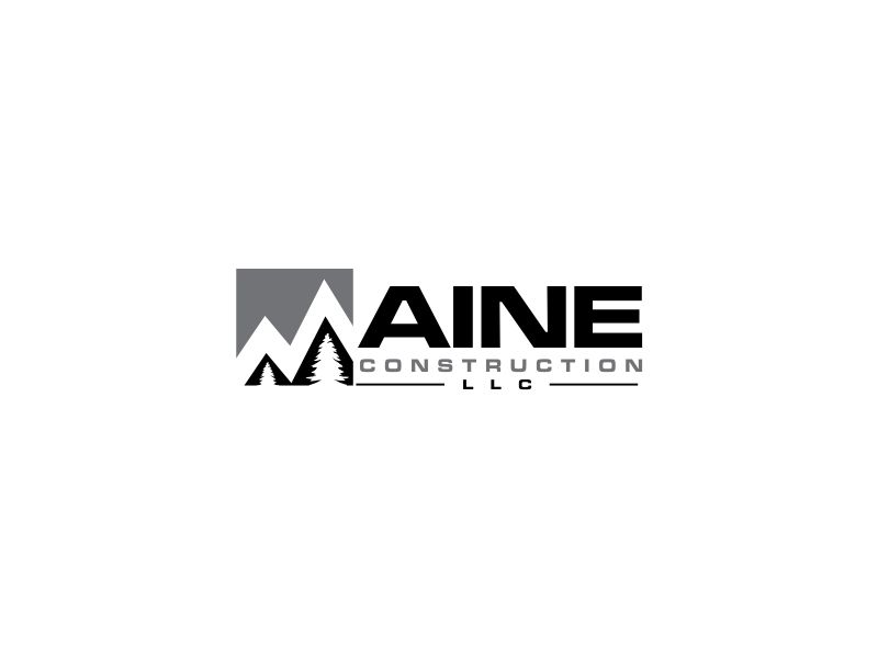 Maine Construction LLC logo design by oke2angconcept