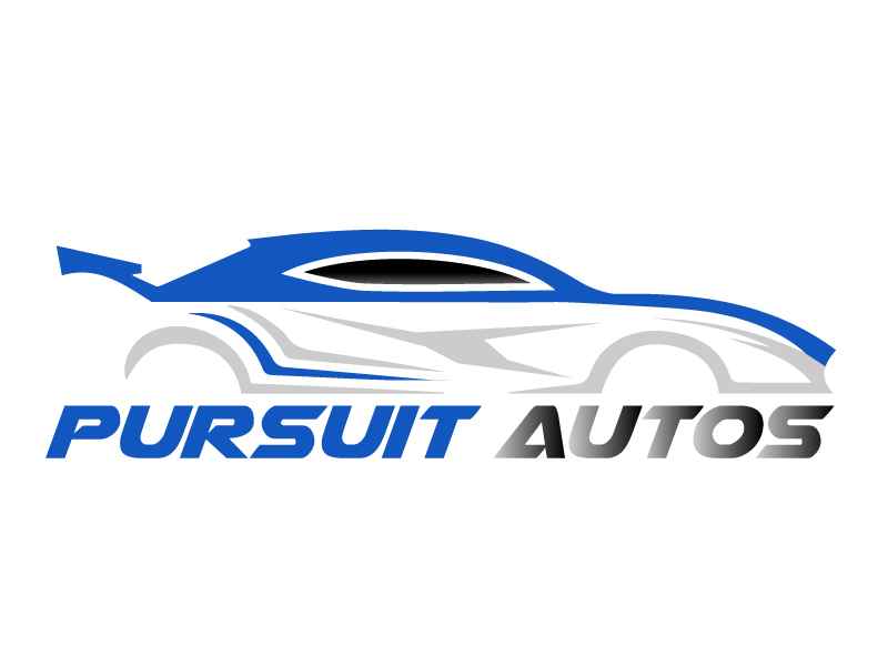 Pursuit Autos logo design by ElonStark