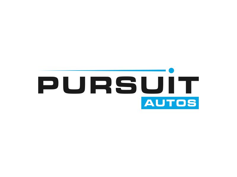 Pursuit Autos logo design by haidar