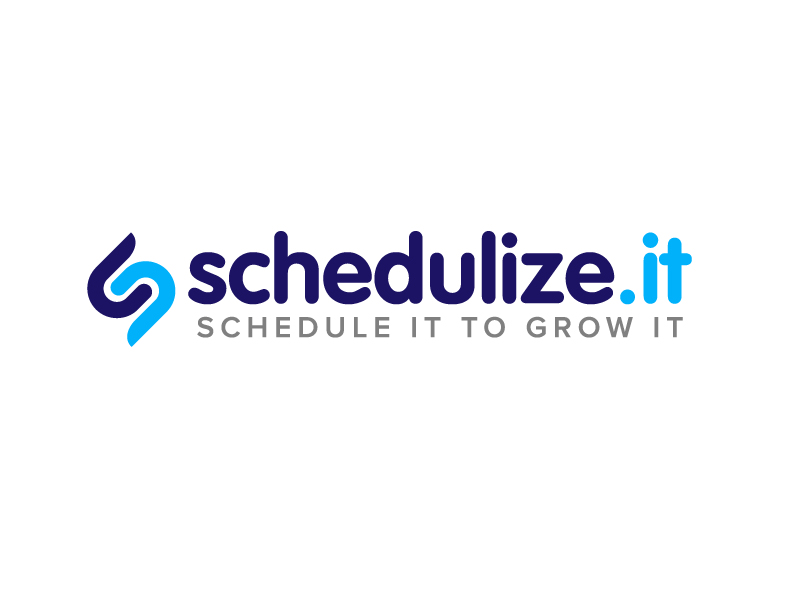 schedulize.it       tagline is: schedule it to grow it logo design by jaize