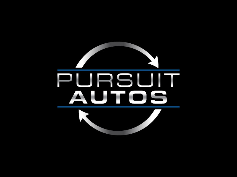 Pursuit Autos logo design by japon