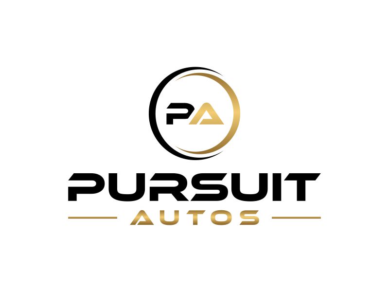 Pursuit Autos logo design by Galfine