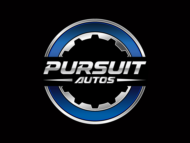Pursuit Autos logo design by yondi