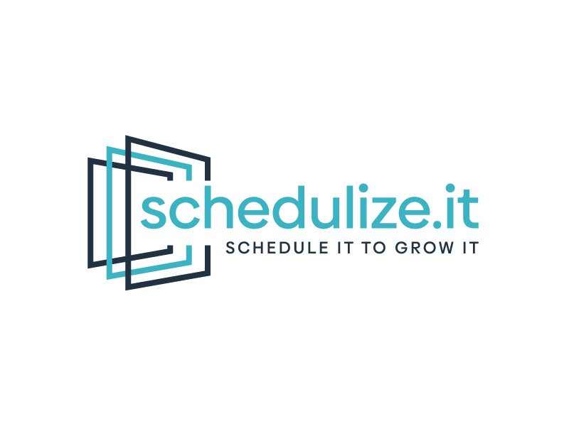 schedulize.it       tagline is: schedule it to grow it logo design by akilis13