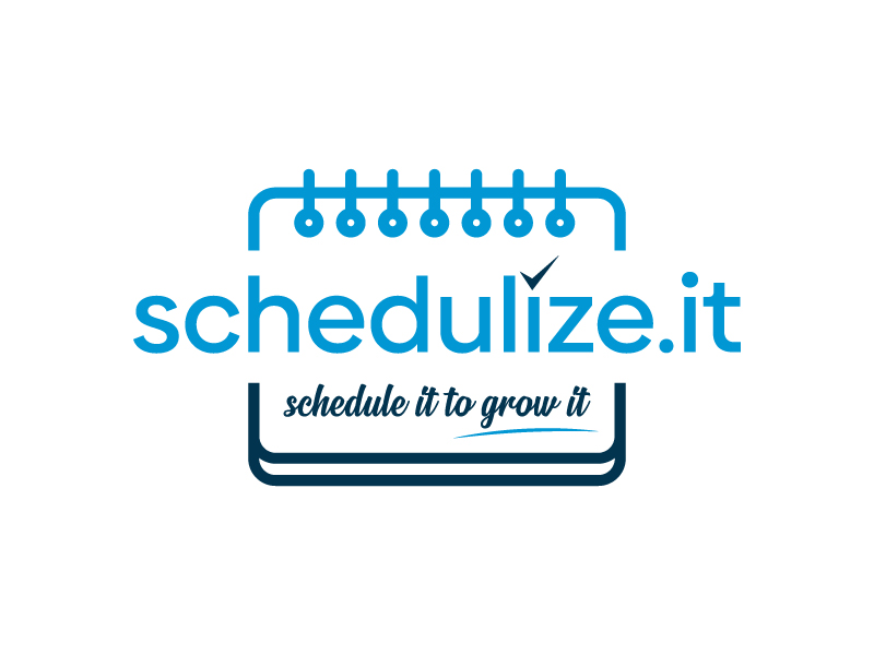 schedulize.it       tagline is: schedule it to grow it logo design by akilis13