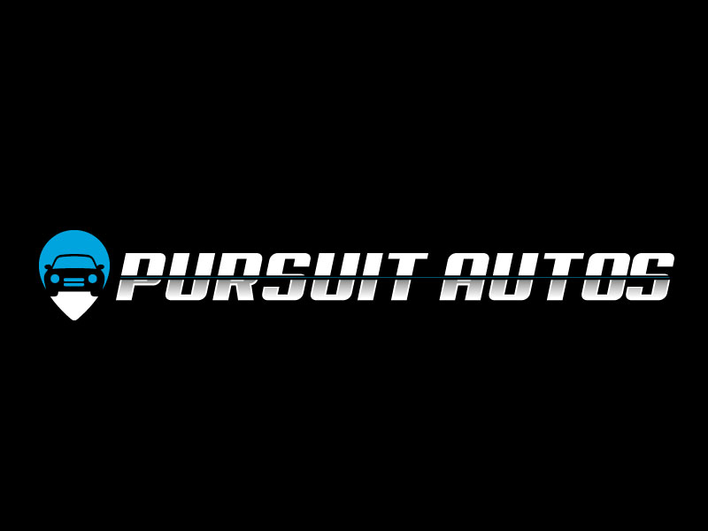 Pursuit Autos logo design by ElonStark