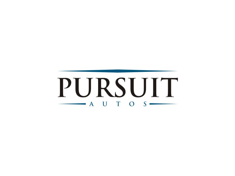 Pursuit Autos logo design by sodimejo