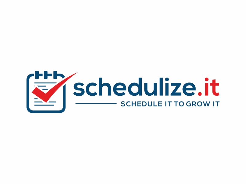 schedulize.it       tagline is: schedule it to grow it logo design by Mardhi
