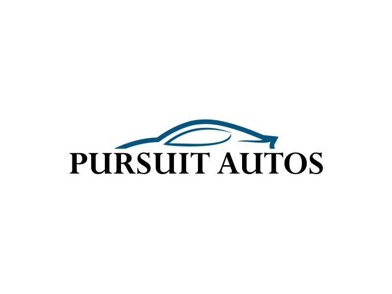 Pursuit Autos logo design by sodimejo