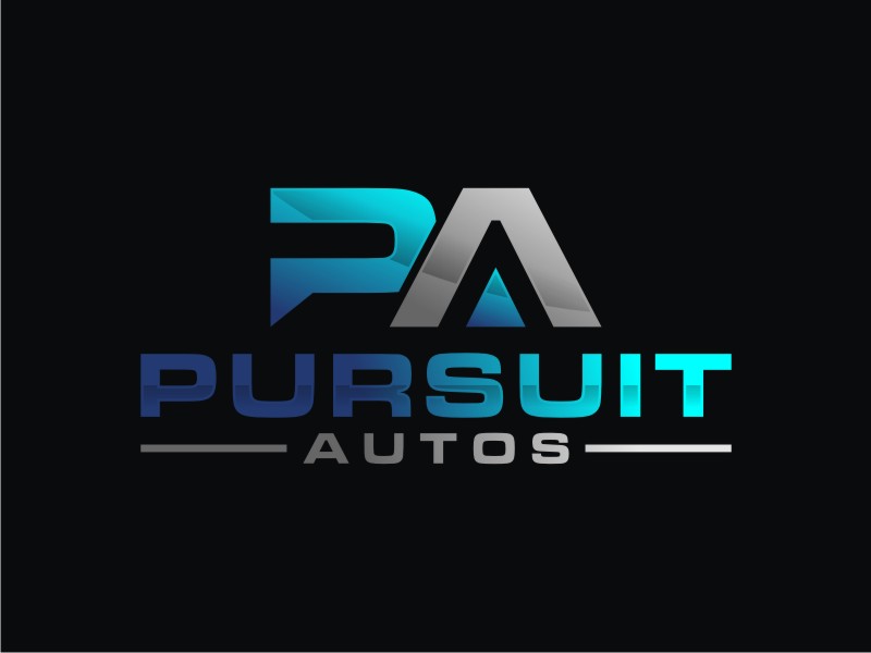 Pursuit Autos logo design by Artomoro