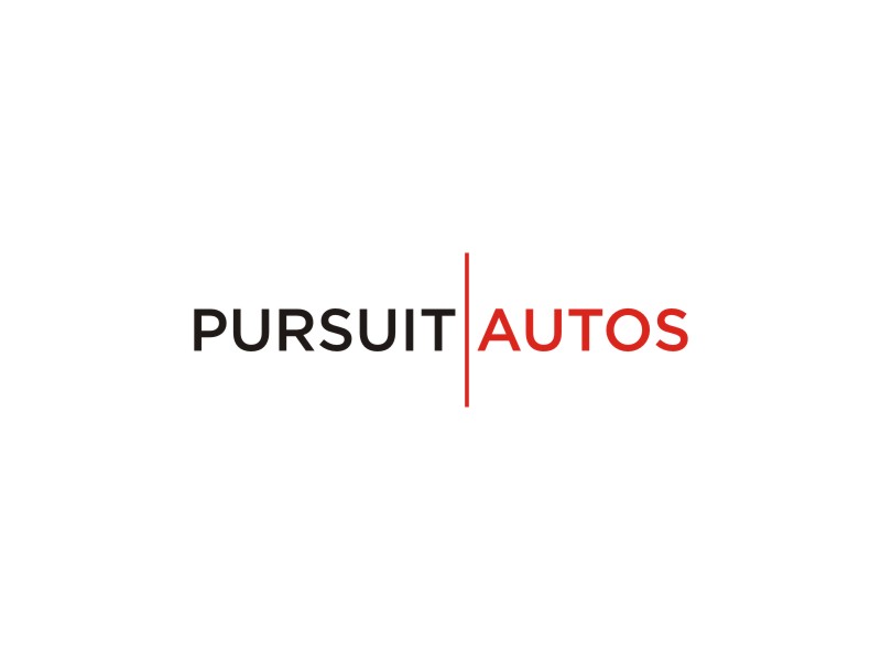 Pursuit Autos logo design by Artomoro