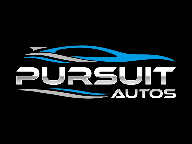 Pursuit Autos logo design by Mahrein
