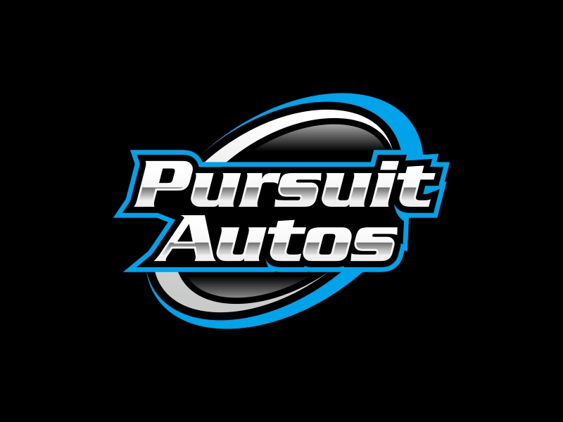 Pursuit Autos logo design by GassPoll