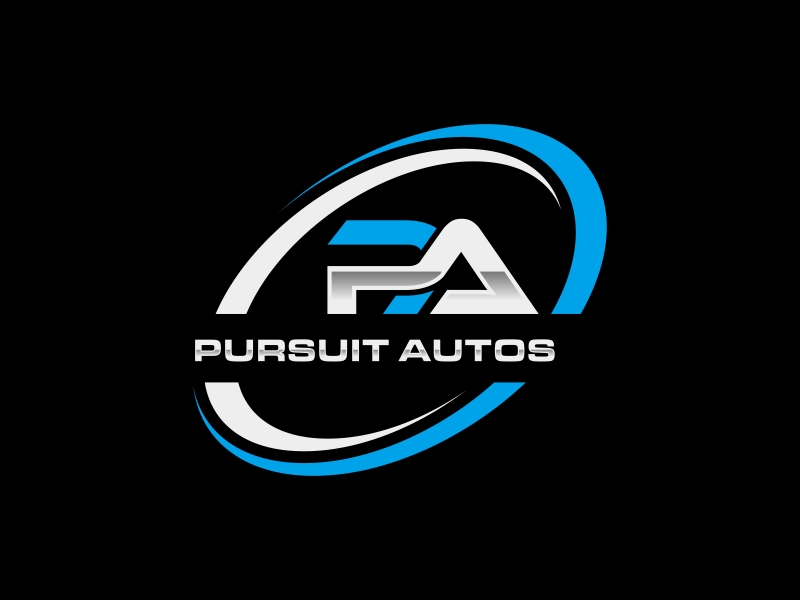 Pursuit Autos logo design by GassPoll
