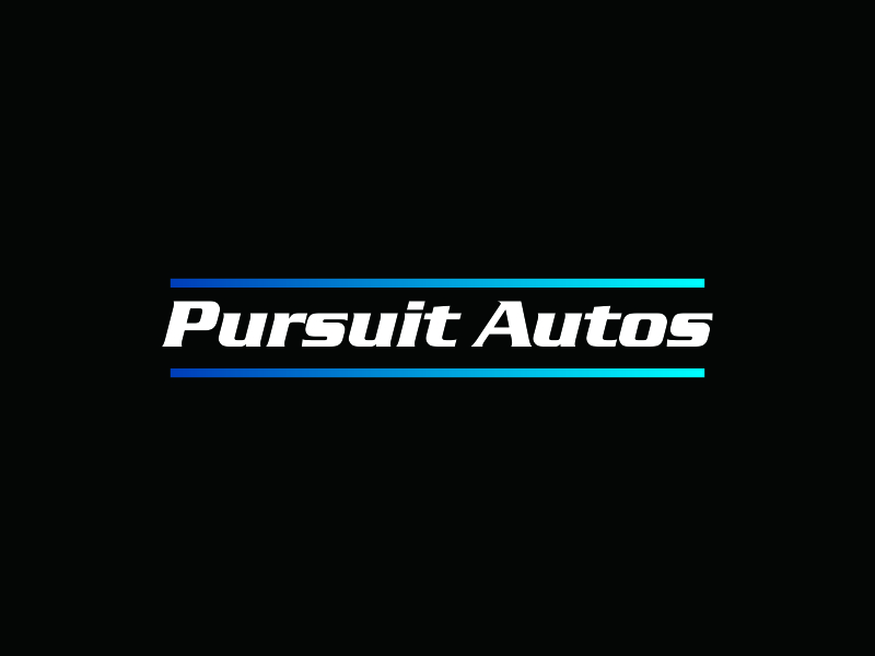 Pursuit Autos logo design by Greenlight