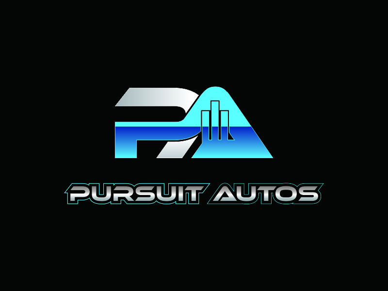 Pursuit Autos logo design by bomie