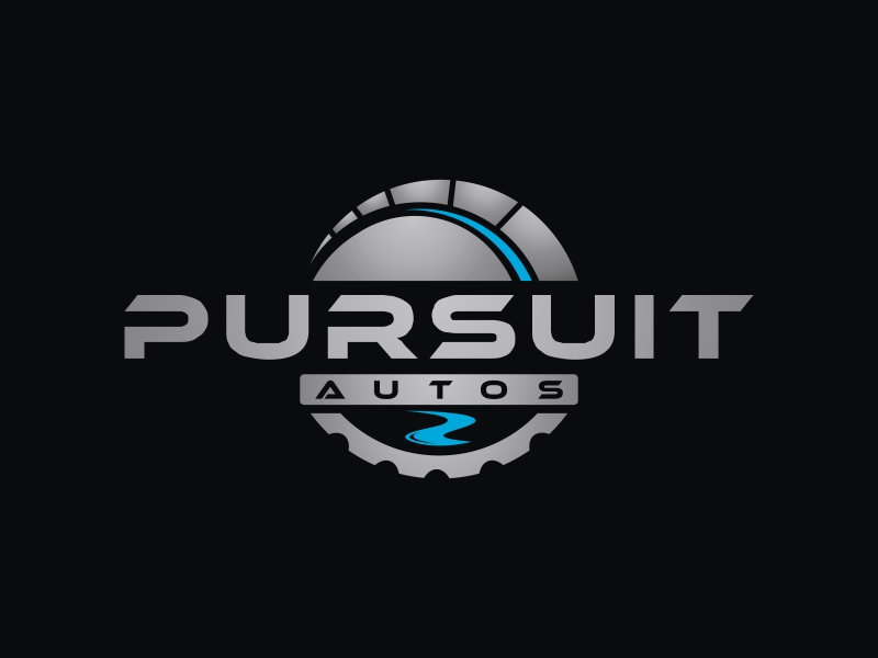 Pursuit Autos logo design by Gandri Hendra