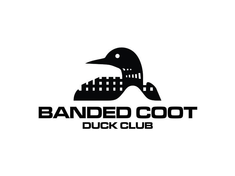 Banded Coot Duck Club logo design by santrie