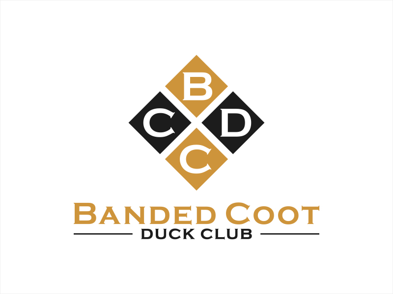 Banded Coot Duck Club logo design by lexipej