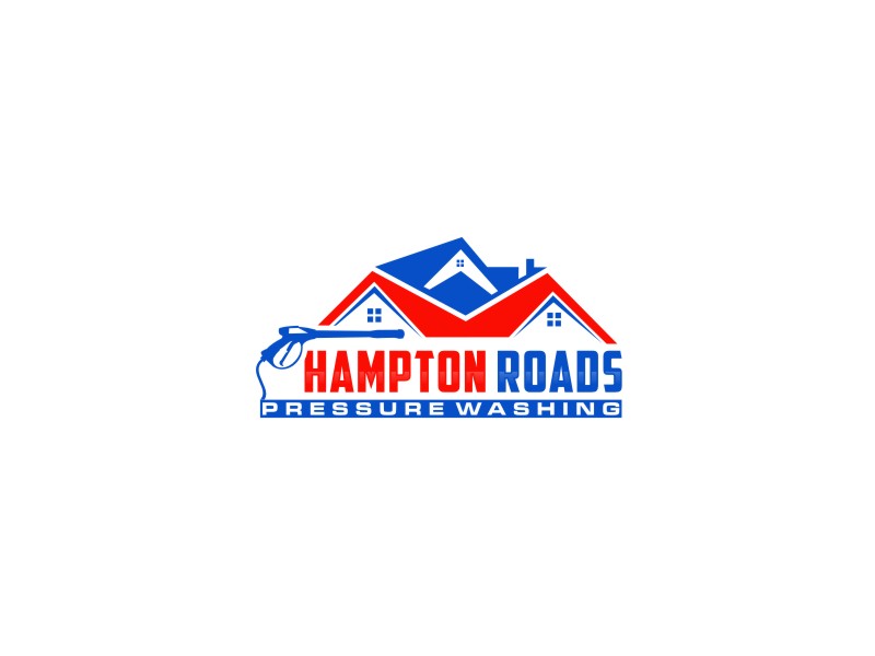 Hampton Roads Pressure Washing logo design by Artomoro