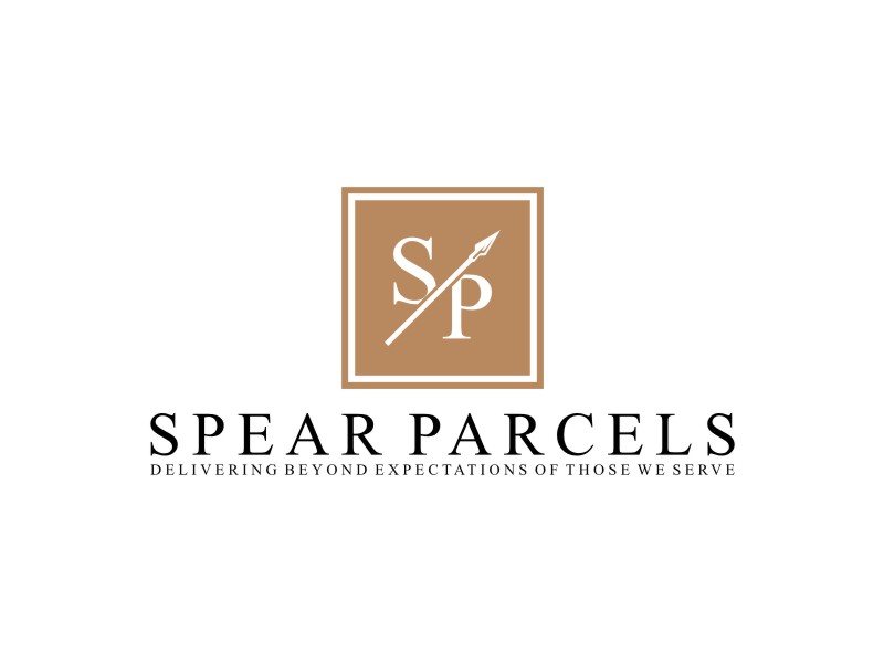 SPEAR PARCELS logo design by alby