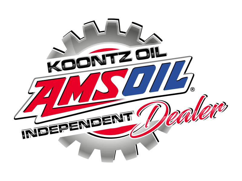 KOONTZ OIL  AMSOIL INDEPENDENT DEALER logo design by qqdesigns