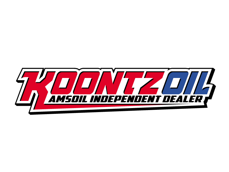 KOONTZ OIL  AMSOIL INDEPENDENT DEALER logo design by jaize