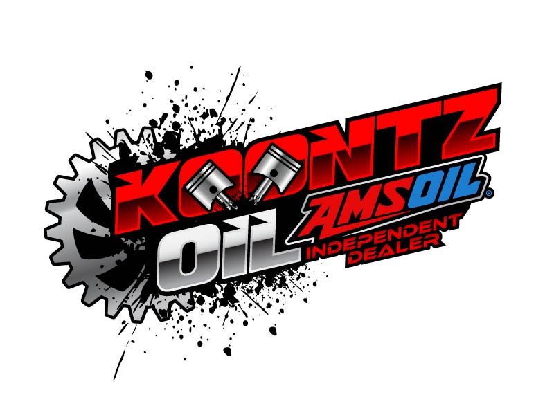 KOONTZ OIL  AMSOIL INDEPENDENT DEALER logo design by Andri