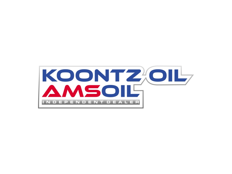 KOONTZ OIL  AMSOIL INDEPENDENT DEALER logo design by luckyprasetyo