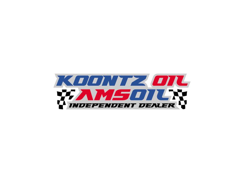 KOONTZ OIL  AMSOIL INDEPENDENT DEALER logo design by HERO_art 86