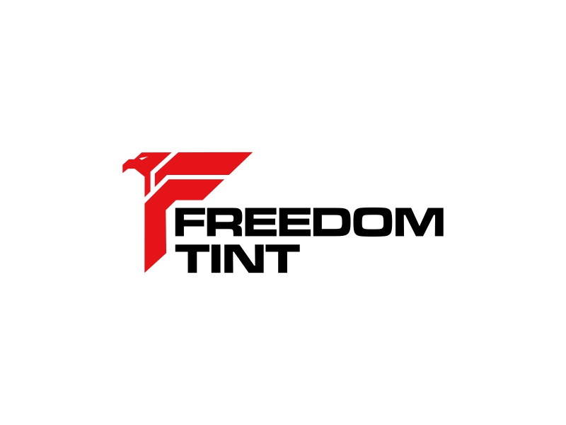 Freedom Tint logo design by EkoBooM