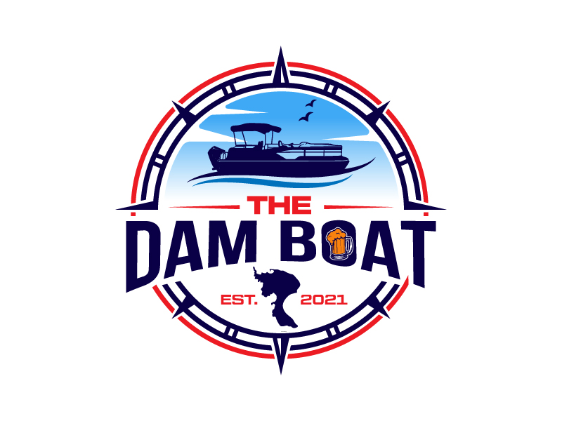The Dam Boat logo design by Erasedink