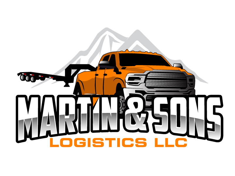 Martin & Sons Logistics LLC logo design by ElonStark