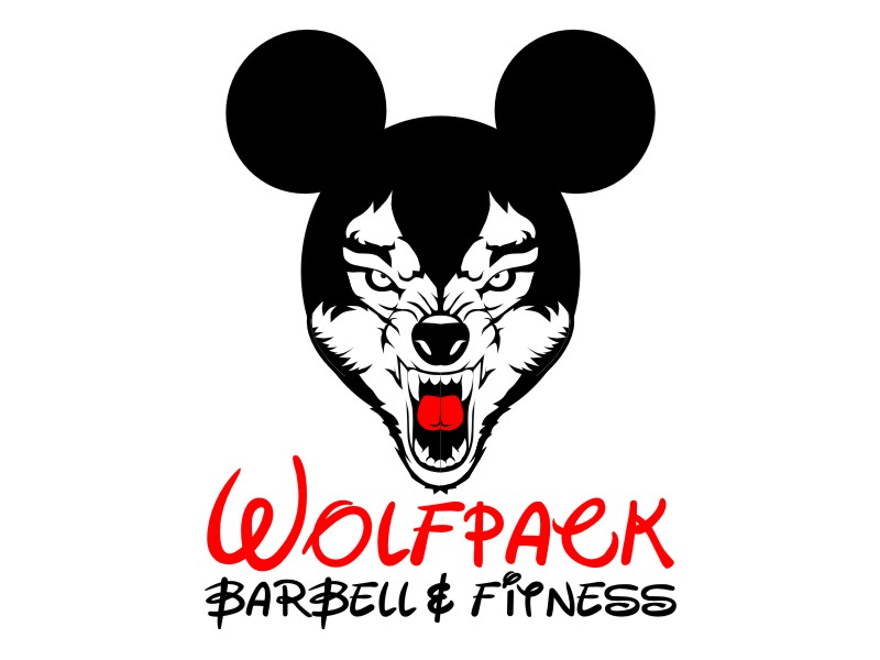 WOLFPACK MICKEY logo design by haze