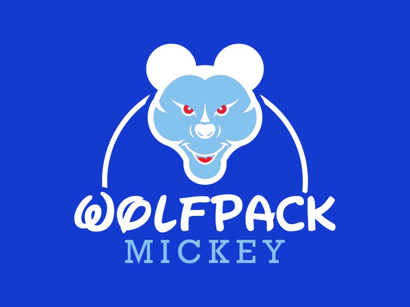 WOLFPACK MICKEY logo design by HERO_art 86