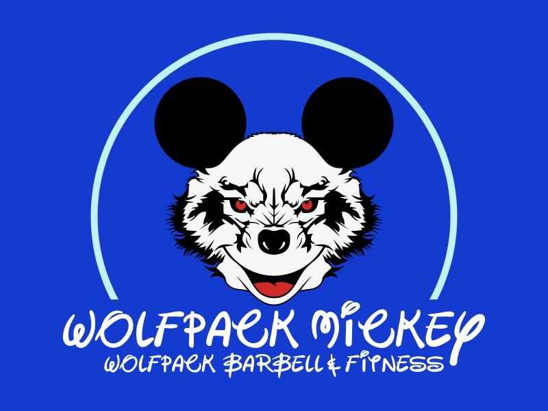 WOLFPACK MICKEY logo design by Kruger