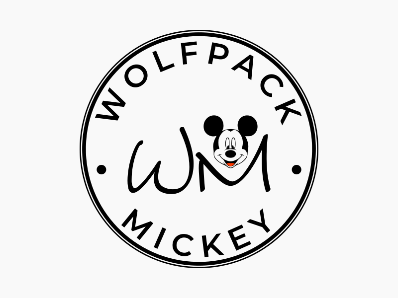 WOLFPACK MICKEY logo design by falah 7097