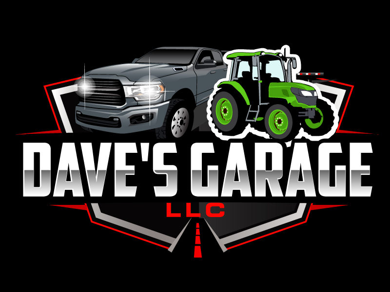 Dave's Garage LLC logo design by ElonStark