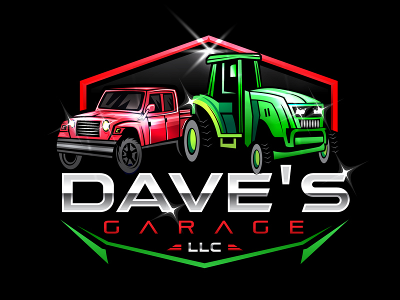 Dave's Garage LLC logo design by DreamLogoDesign