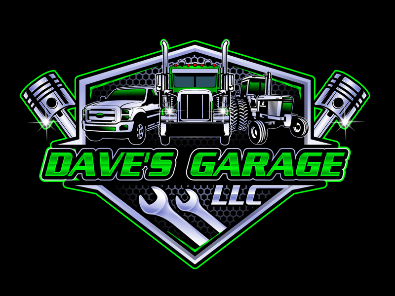 Dave's Garage LLC logo design by DreamLogoDesign