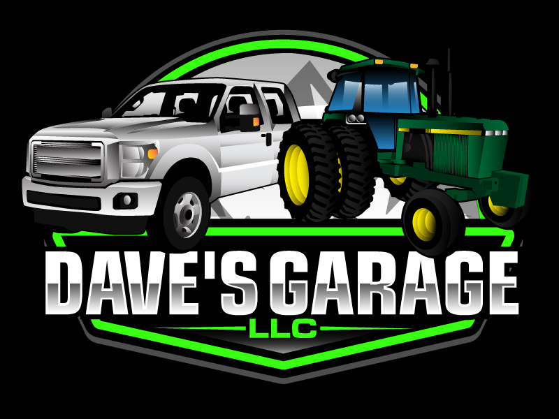 Dave's Garage LLC logo design by ElonStark