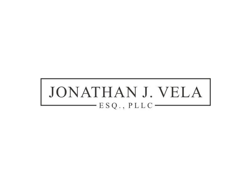 JONATHAN J. VELA, ESQ., PLLC logo design by Artomoro