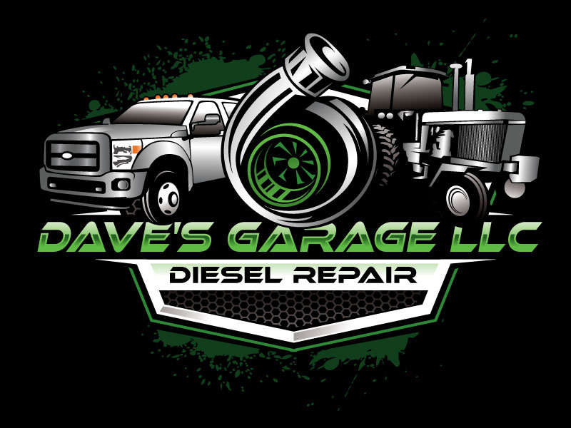 Dave's Garage LLC logo design by REDCROW