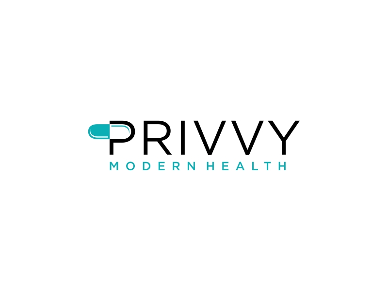 PRIVVY Modern Health logo design by GassPoll