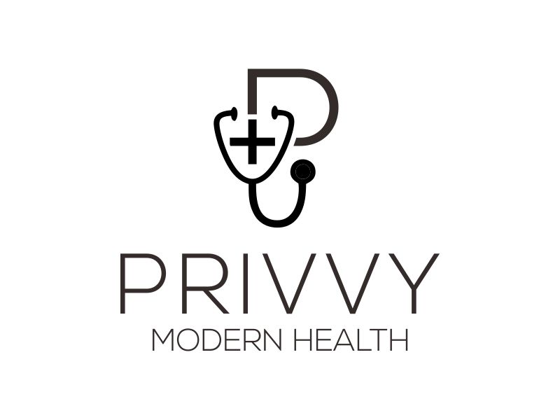 PRIVVY Modern Health logo design by MUNAROH