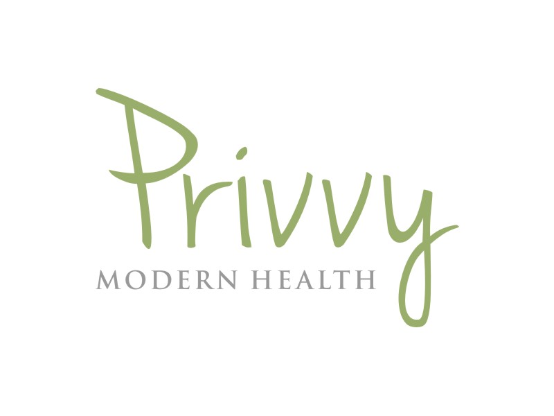 PRIVVY Modern Health logo design by Artomoro