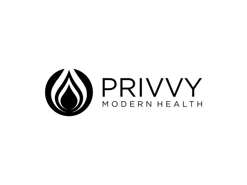 PRIVVY Modern Health logo design by Rhiezone
