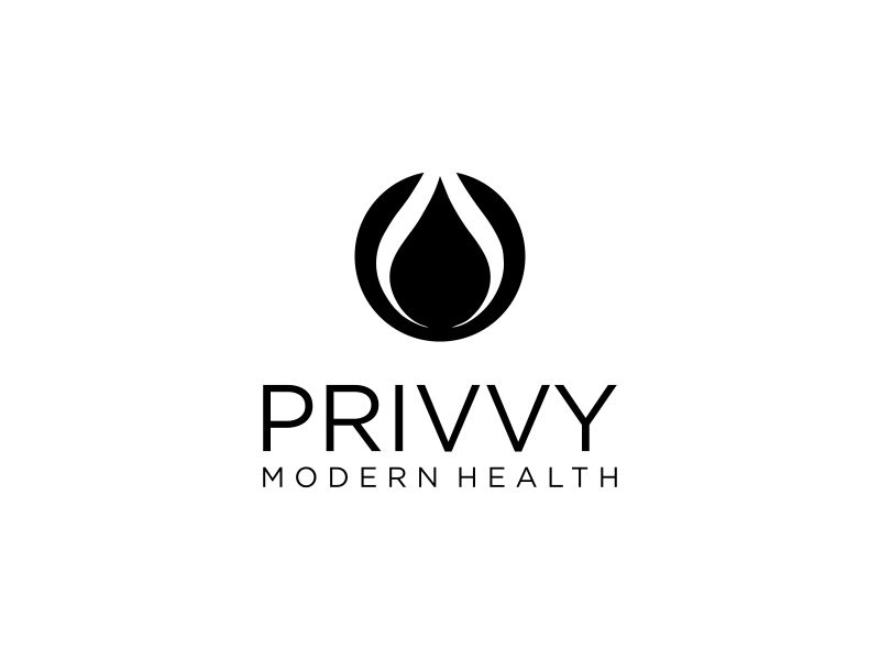 PRIVVY Modern Health logo design by Rhiezone