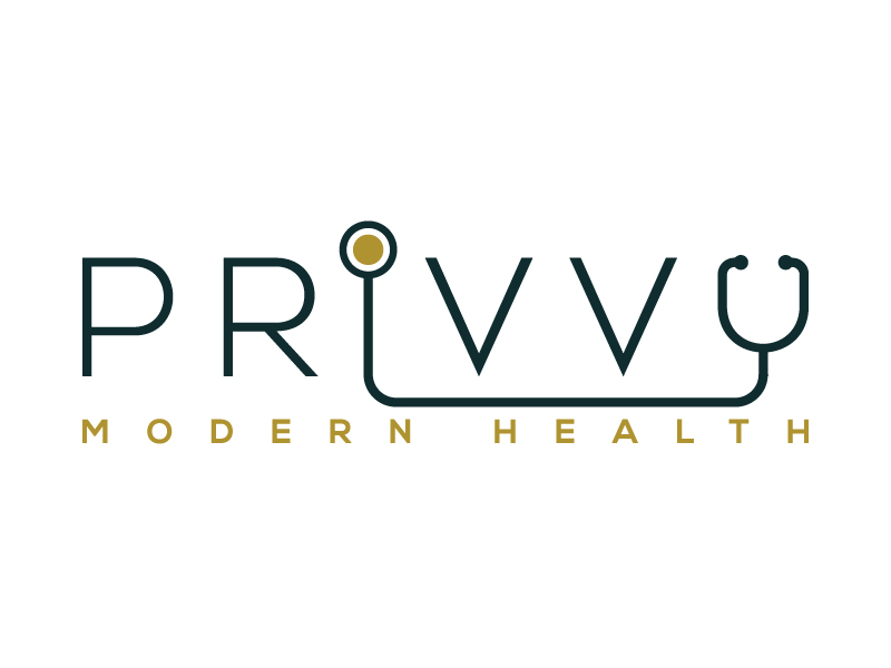 PRIVVY Modern Health logo design by pambudi