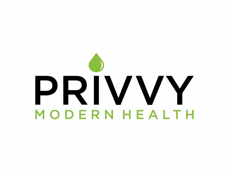 PRIVVY Modern Health logo design by puthreeone